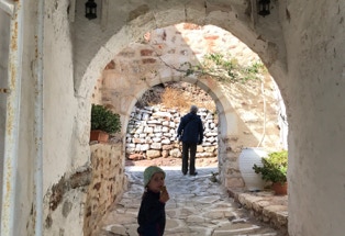 Kimolos. Kleine griechische Insel bei Milos.