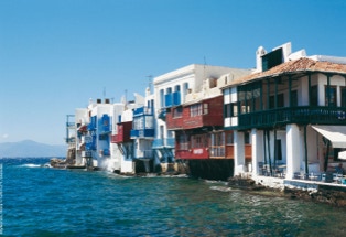 Mykonos, Fischerhäuser