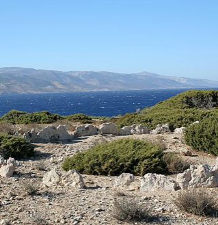 Koufonisi, griechische unbewohnte Insel