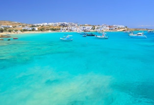 Epano Koufonissi, glasklares Meer