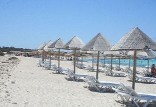 Chrissi. Griechische Insel für einen Tagesausflug von Kreta.