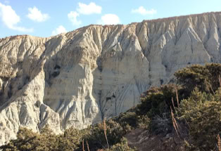 Gavdos, Steilküste
