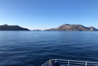 Die kleine griechische Insel Fourni