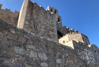 Patmos, Mauern des Johannesklosters