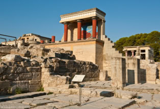 Heraklion, griechische Insel Kreta, Minoertempel