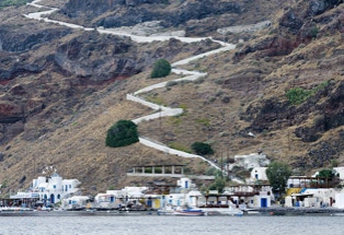 Thiassia. Griechische Insel neben Santorin.
