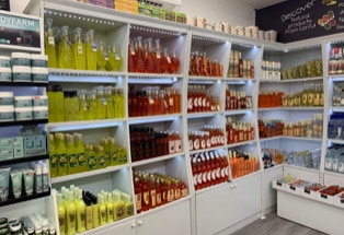 Shop für Zitronen- und Bitterorangenprodukte in Korfu Stadt