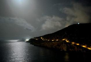 Sifnos, beleuchteter Pfad