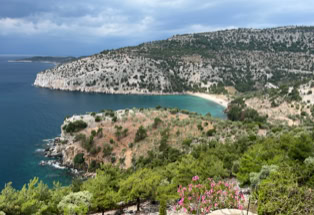 Ionische, grüne Insel Thassos