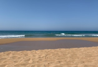 reiner, weiter Sandstrand Korfu